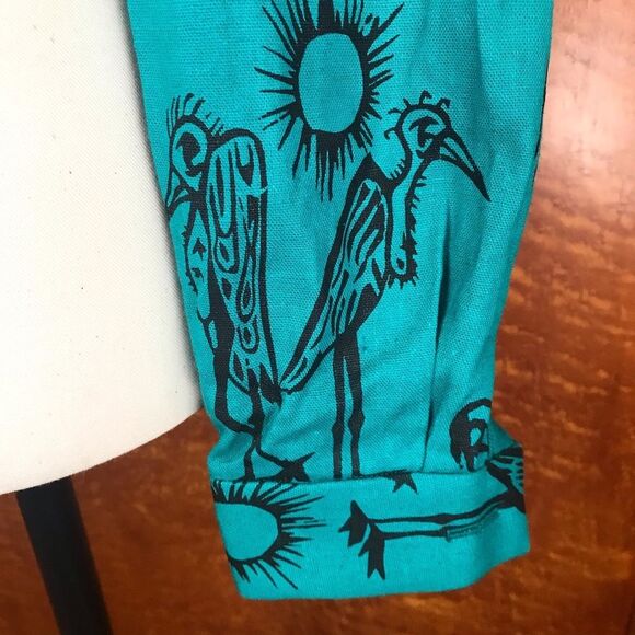 NOVELTY PRINT 80’s does 50’s Vintage Jacket M NWT - Picture 7 of 13